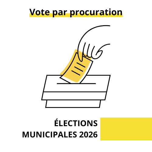 Municipales 2026: vote par&nbsp;procuration!